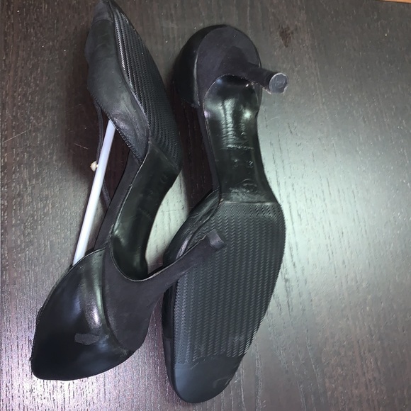 Chanel CC black leather heels 37 C - Picture 6 of 8